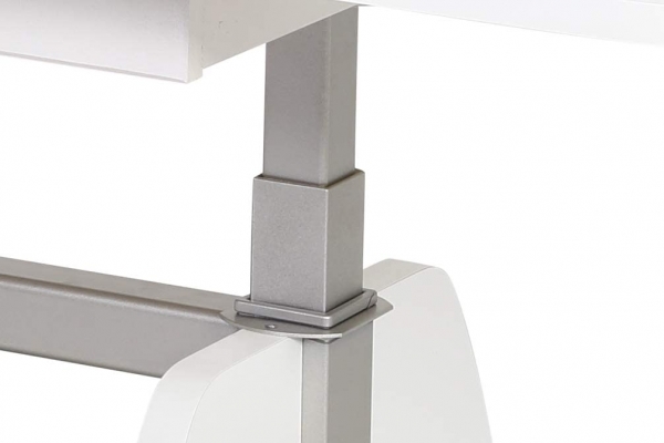 Couchtisch Colin Weiß | Lift | ausziehbar + höhenverstellbar | B/T/H 107-156x67x52-71cm